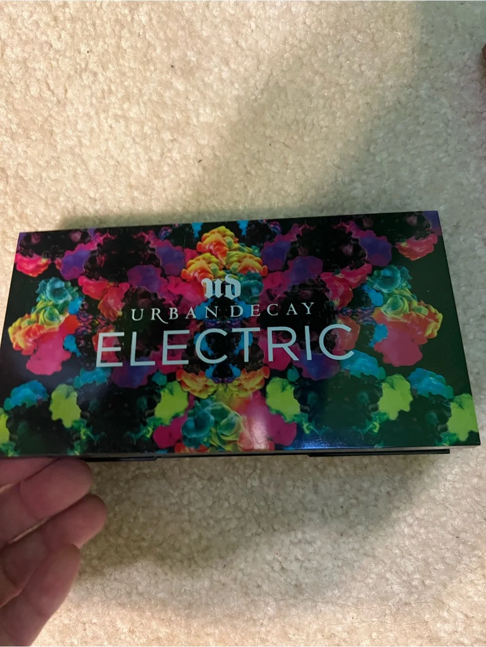 Urban Decay Vice Iridescent Black & Holographic Eyeshadow Palette with Pouch